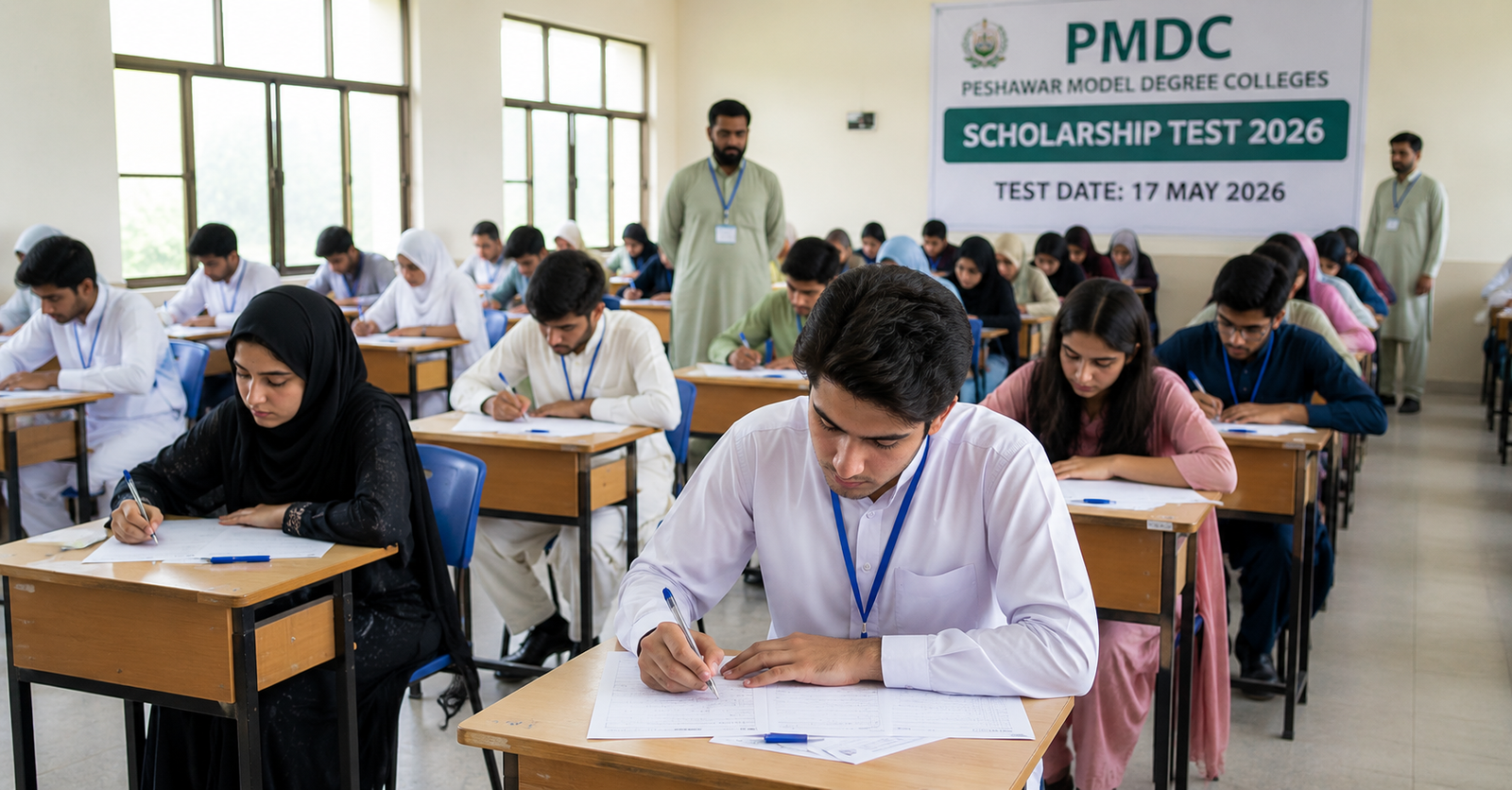 Peshawar Model Degree Colleges (PMDCs) Scholarship Test 2026